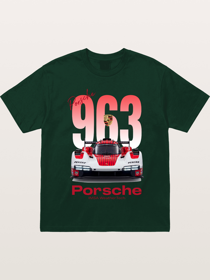Porsche 963 IMSA WeatherTech Race Car Gildan T-shirt