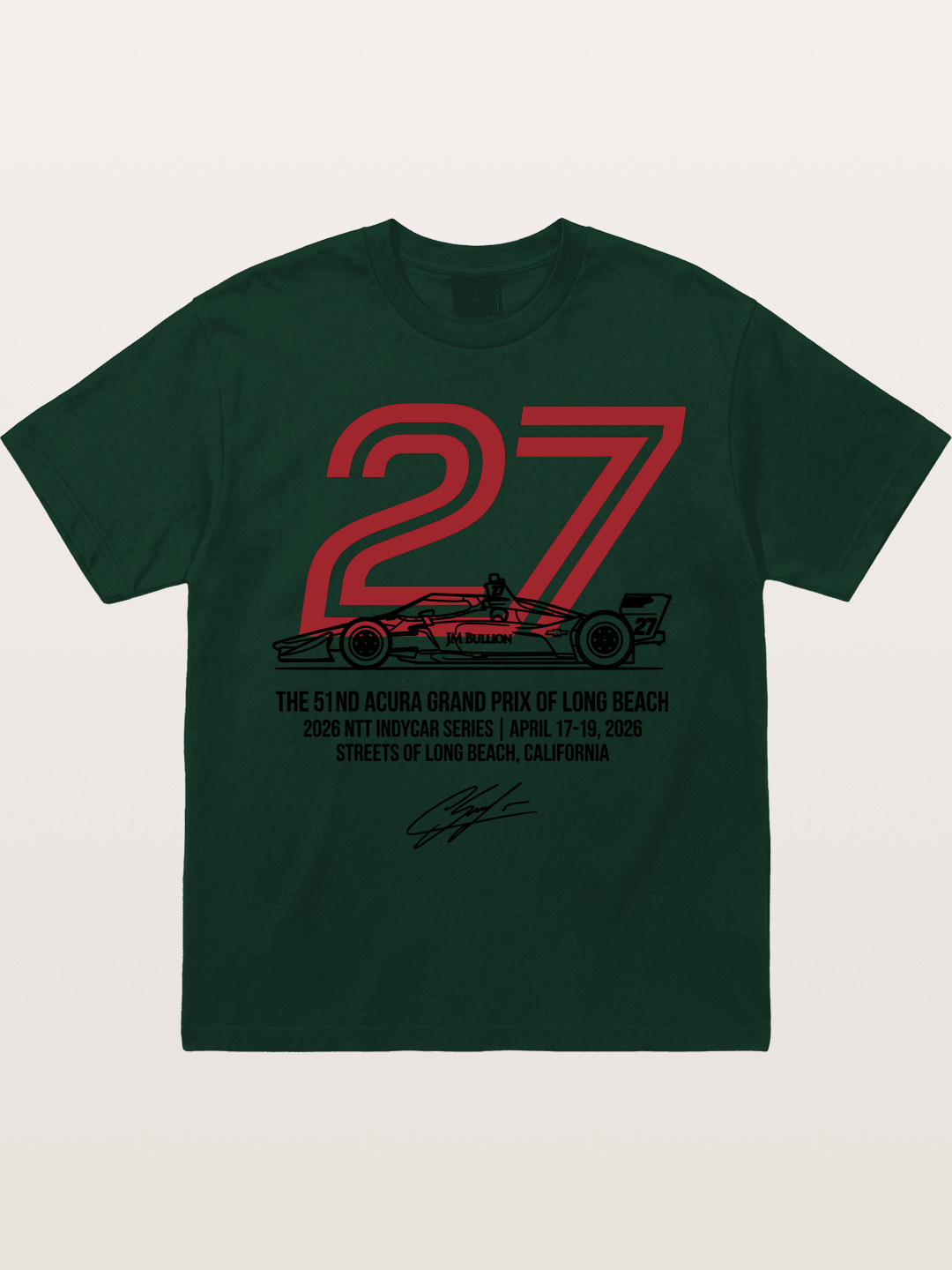 Kirkwood #27 IndyCar Legend Gildan T-shirt