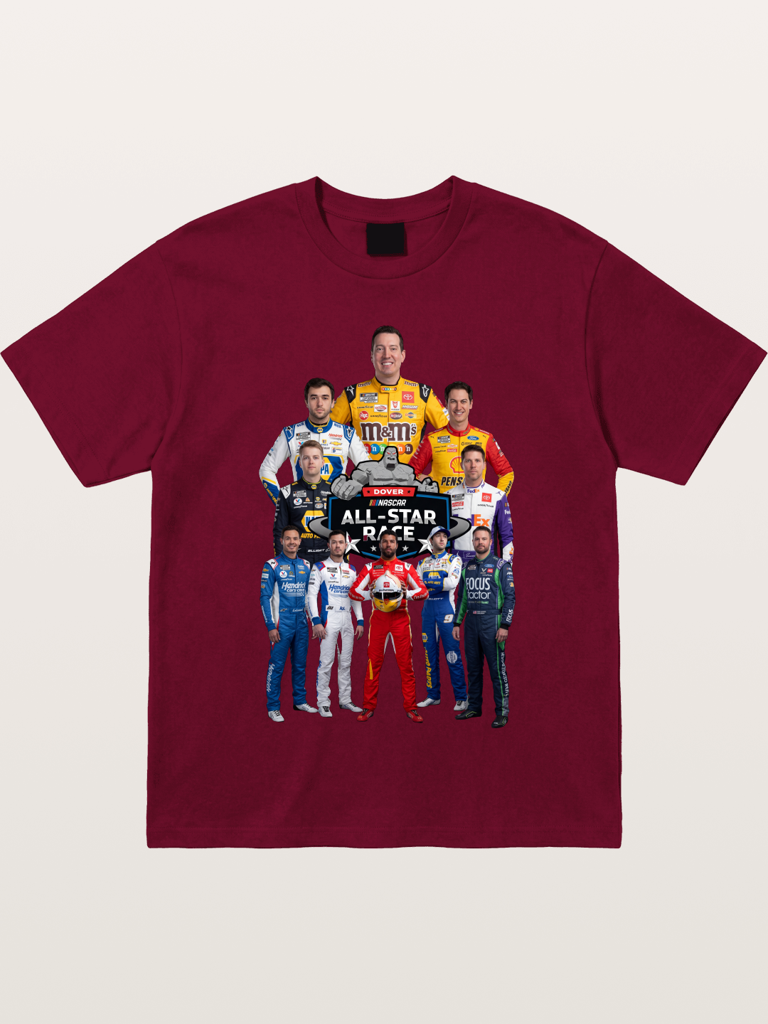 2026 NASCAR All-Star Drivers Team Photo Gildan T-shirt