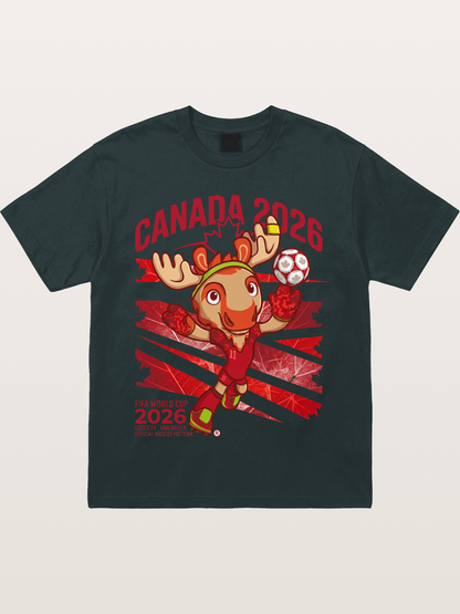 Canada 2026 Moose Mascot Gildan T-shirt