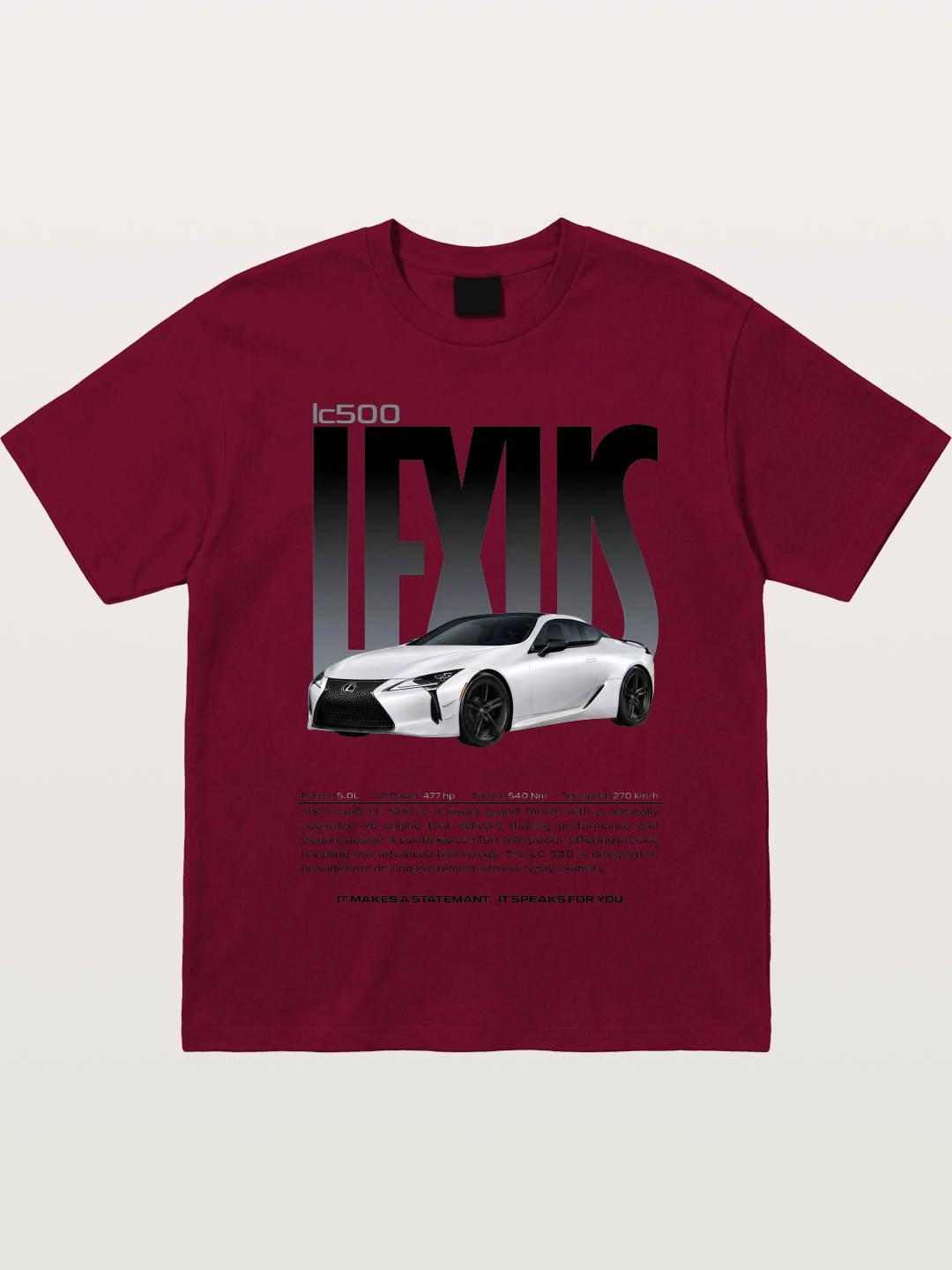 Lexus LC500 Magazine Style Poster Gildan T-shirt