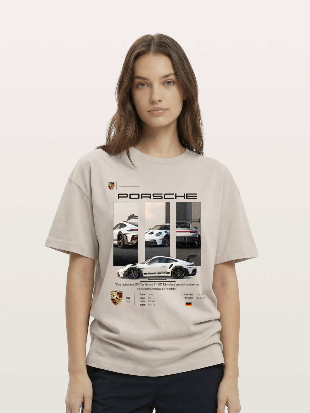Pure White Cotton T-shirt