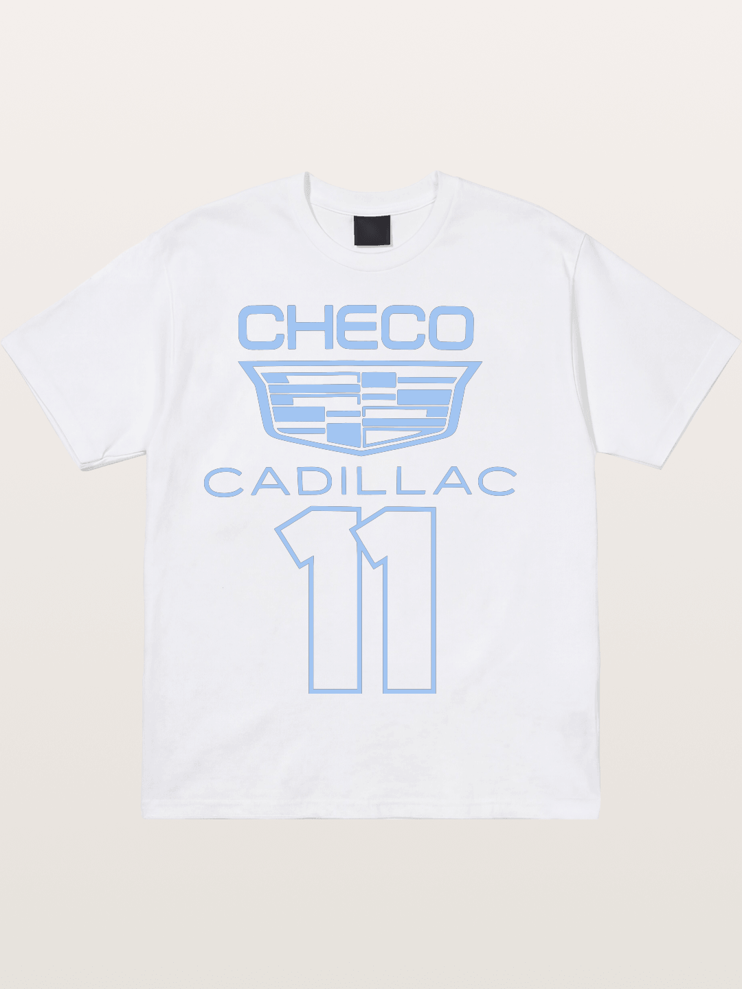 Checo Cadillac #11 Racing Emblem Cotton T-shirt