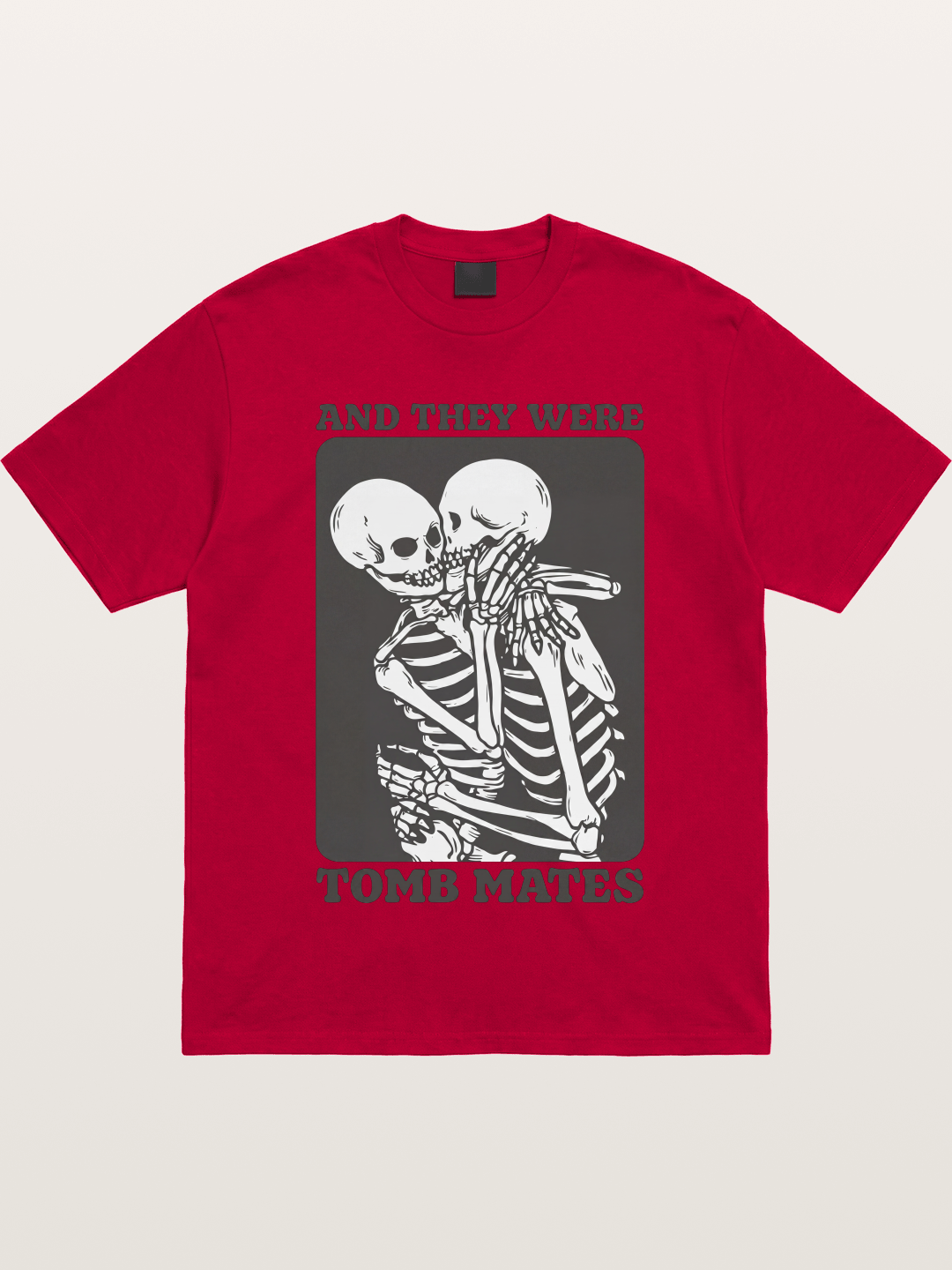Tomb Mates Skeleton Couple Pride Gildan T-shirt