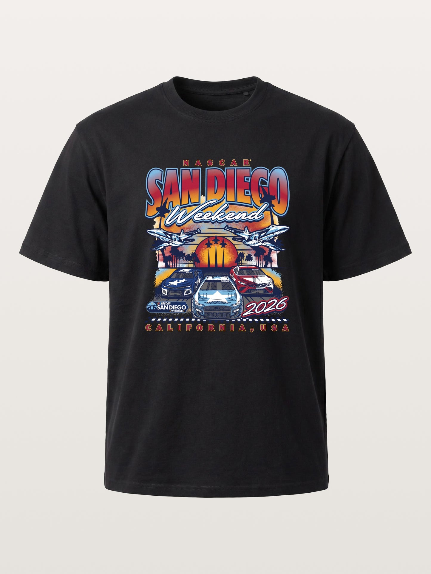 San Diego NASCAR Sunset Race Weekend Cotton T-shirt