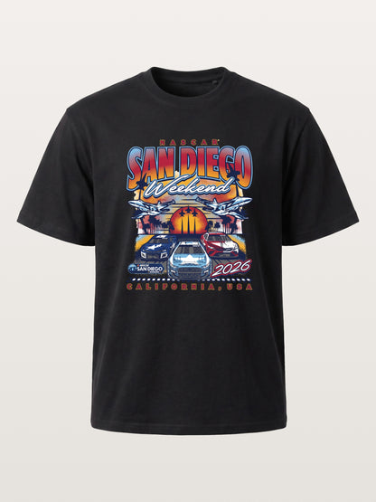 San Diego NASCAR Sunset Race Weekend Cotton T-shirt