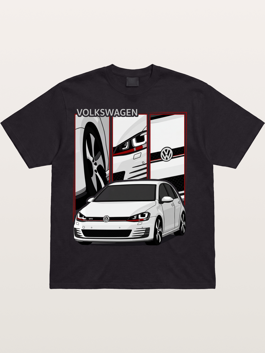 Volkswagen Golf MK7 GTI Front Cotton T-shirt