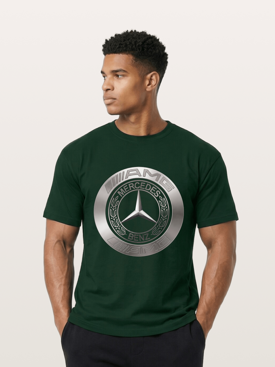 Mercedes AMG Silver Badge Gildan T-shirt
