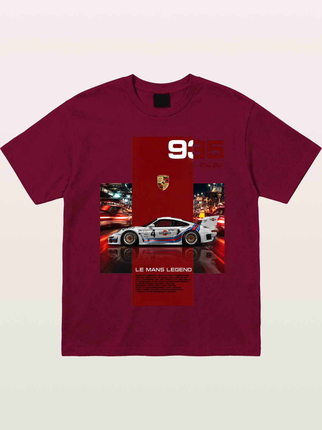Porsche 935 Le Mans Legend Martini Gildan T-shirt