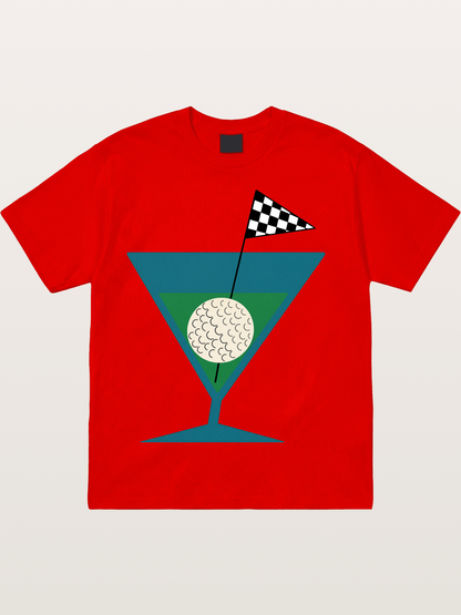 Golf Martini Cotton T-shirt