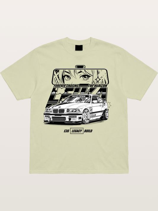 Vintage Race Car Cotton T-shirt