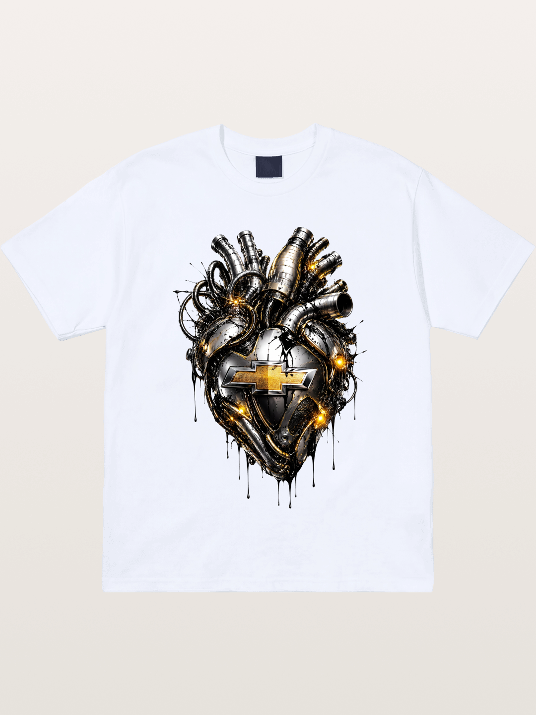 Chevrolet Engine Heart Graphic Gildan T-shirt