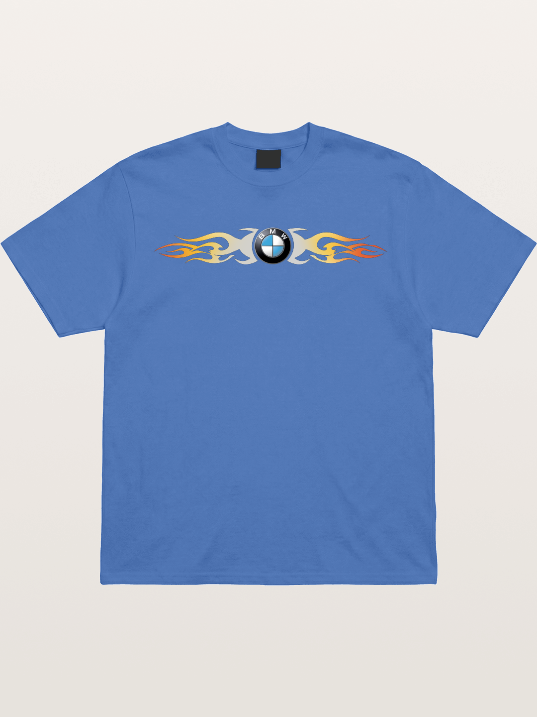 BMW Roundel Flame Stripe Gildan T-shirt