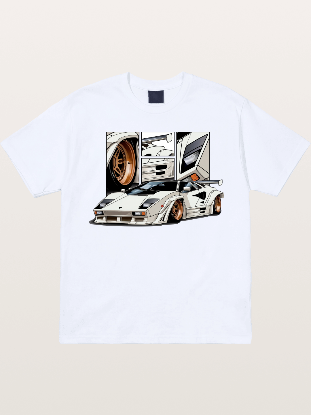 Supercar Collage Gildan T-shirt