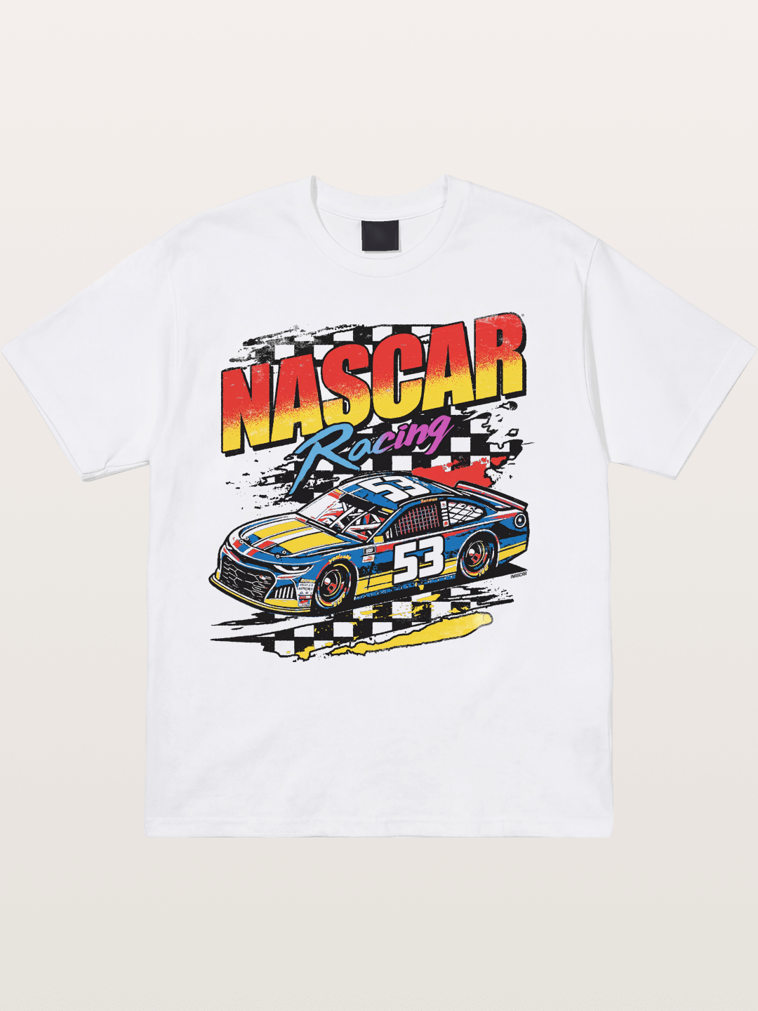 Checkered Flag 53 Cotton T-shirt