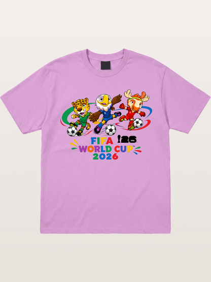 2026 World Cup Mascots Art Gildan T-shirt