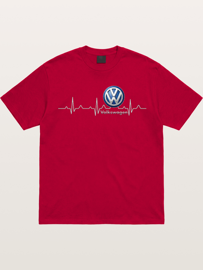 Volkswagen Heartbeat Logo Gildan T-shirt