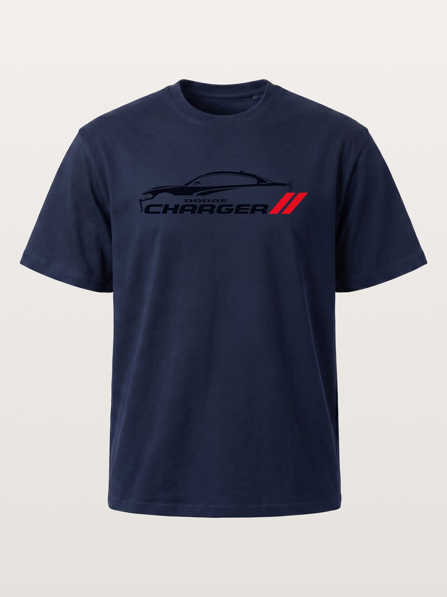 Charger Silhouette Strip Art Cotton T-shirt