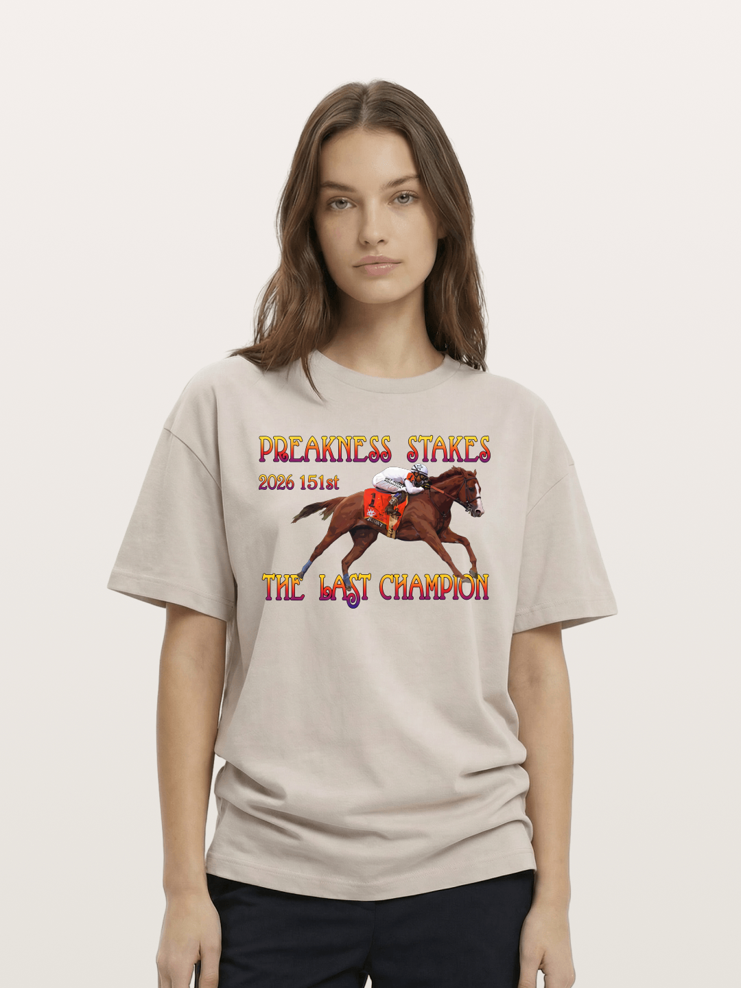 2026 Preakness Race Horse 1 Silks Cotton T-shirt