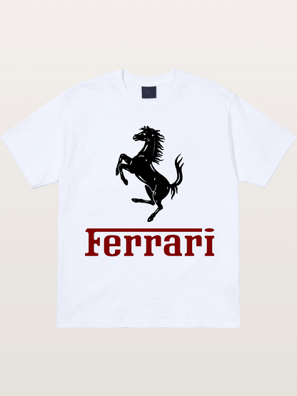 Ferrari Black Horse Logo Gildan T-shirt
