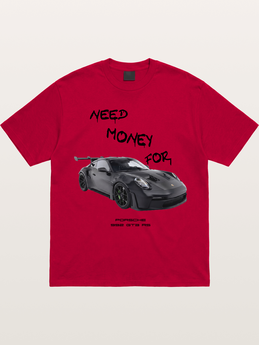 Porsche 992 GT3 RS Need Money Gildan T-shirt