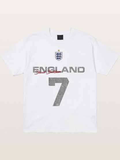 England Beckham 7 Vintage Cotton T-shirt