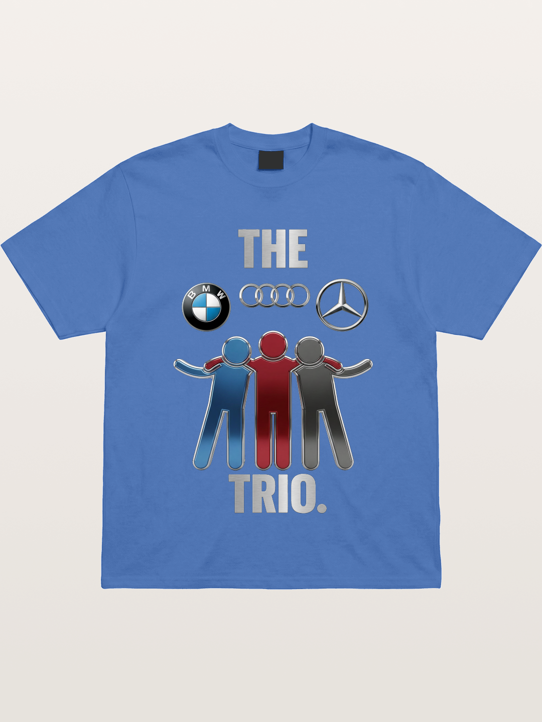 German Car Trio Friendship Print Gildan T-shirt