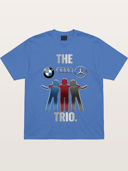 German Car Trio Friendship Print Gildan T-shirt