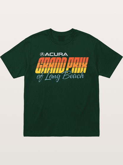 Sunset Grand Prix Typography Gildan T-shirt