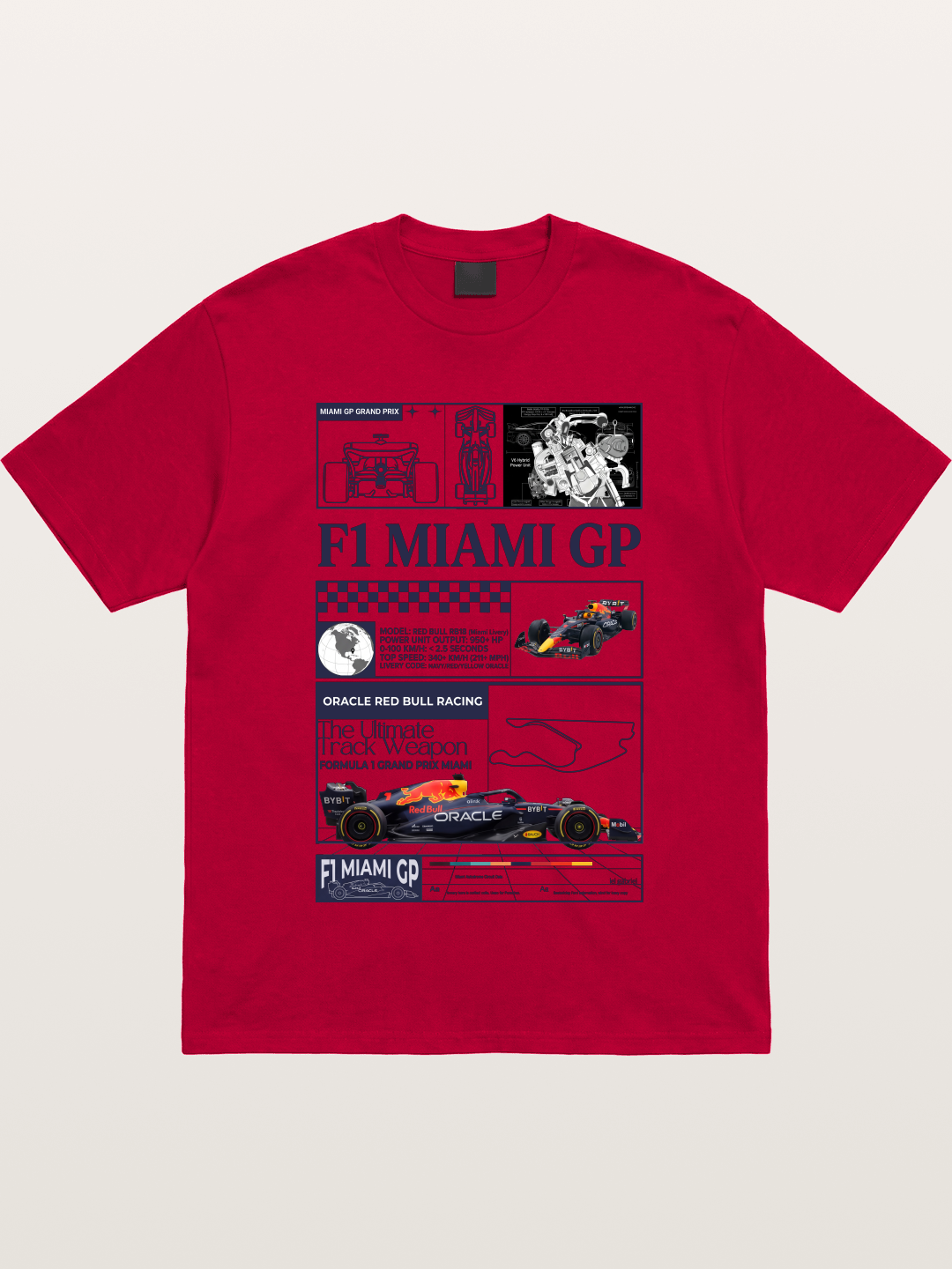 Red Bull RB18 Miami GP Gildan T-shirt