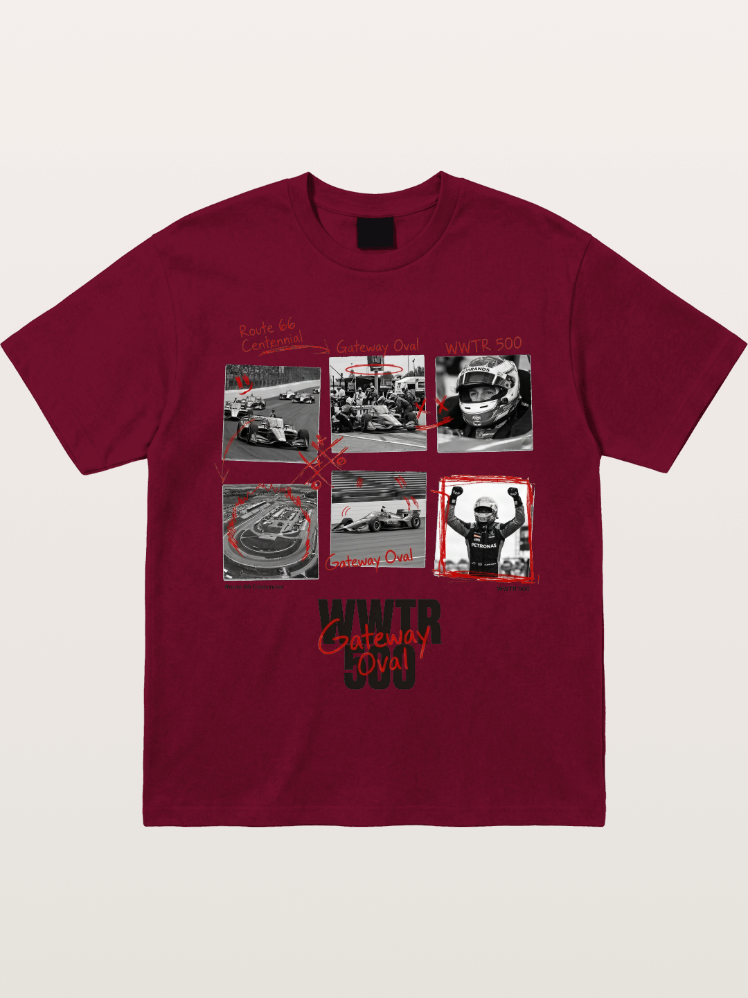 Scrapbook WWTR500 Race Print Gildan T-shirt