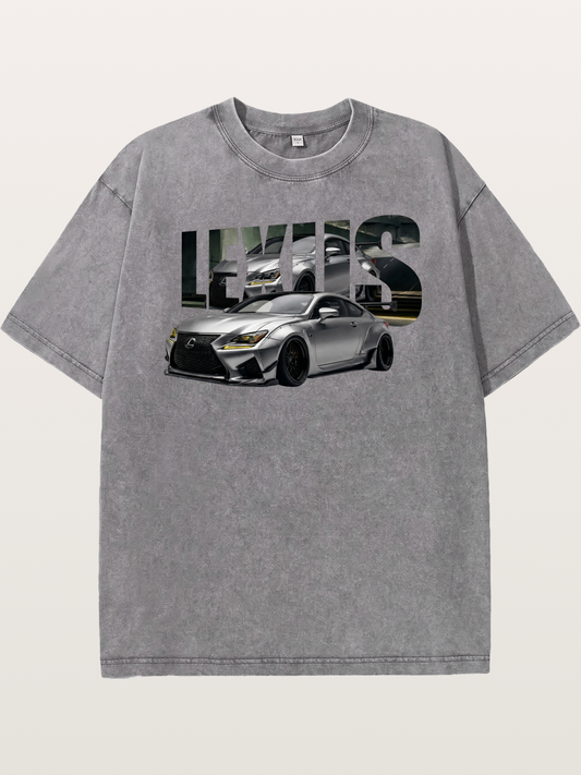 Lexus RC F Overlay Logo Art Washed T-shirt