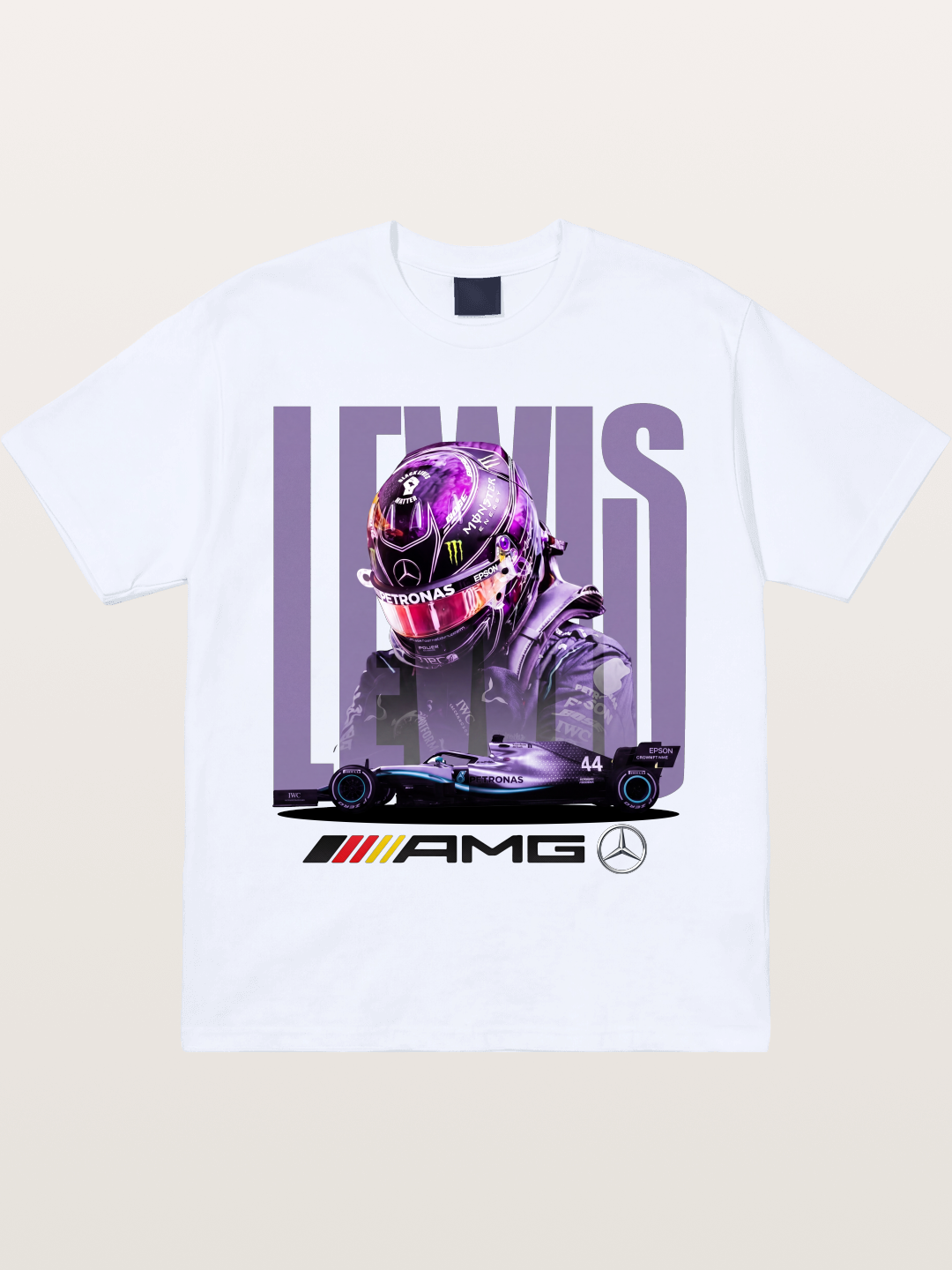 Hamilton 44 Mercedes F1 Gildan T-shirt