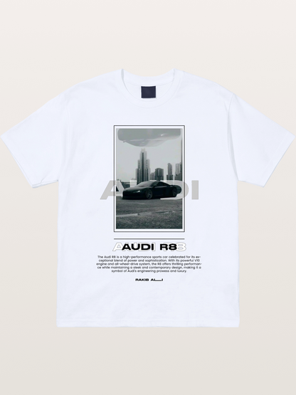 Audi R8 City Night Graphic Gildan T-shirt
