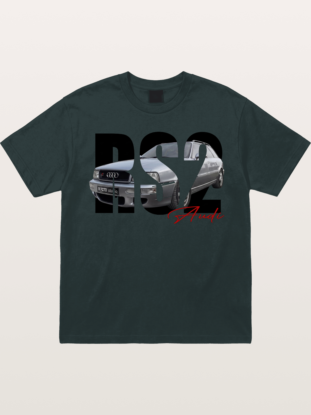 Audi RS2 Car Silhouette Gildan T-shirt