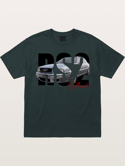 Audi RS2 Car Silhouette Gildan T-shirt