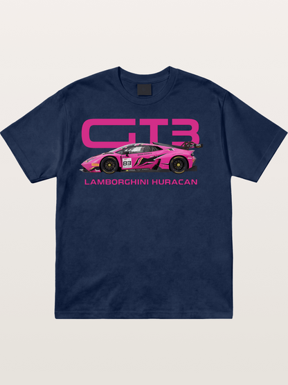 Pink Racer Cotton T-shirt