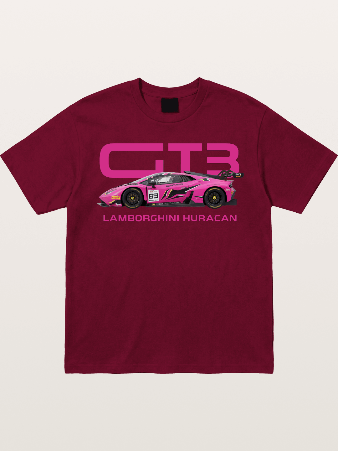 Pink Racer Gildan T-shirt