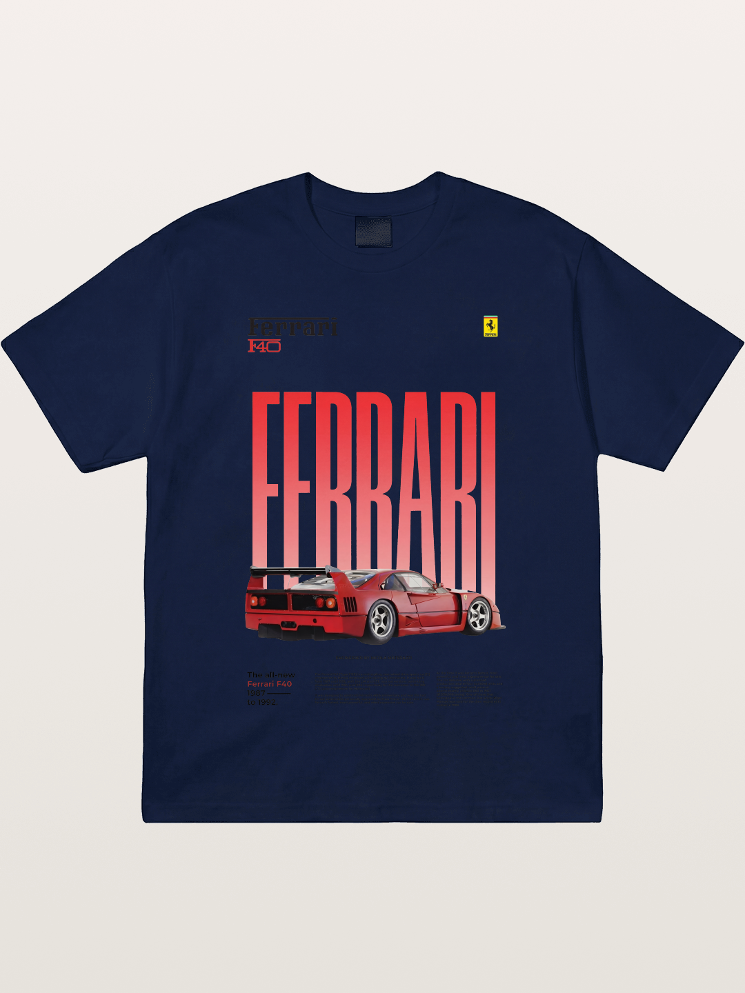 Gradient Red Gildan T-shirt