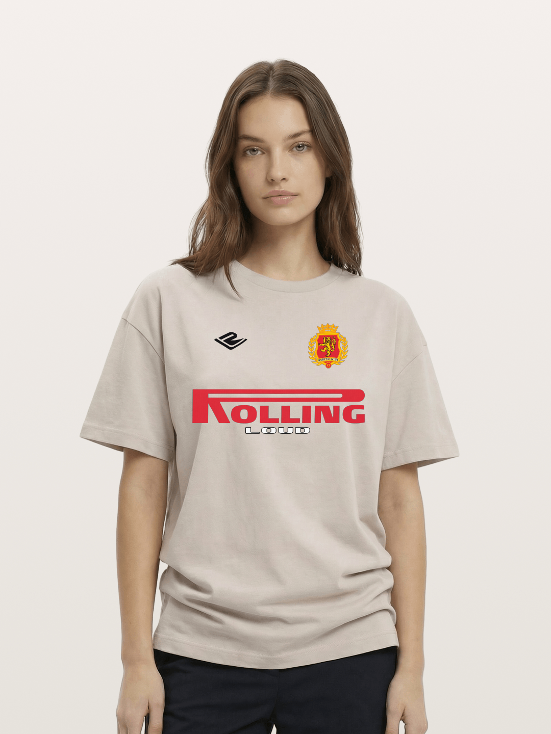 Rolling Loud Crest Emblem Graphic Cotton T-shirt