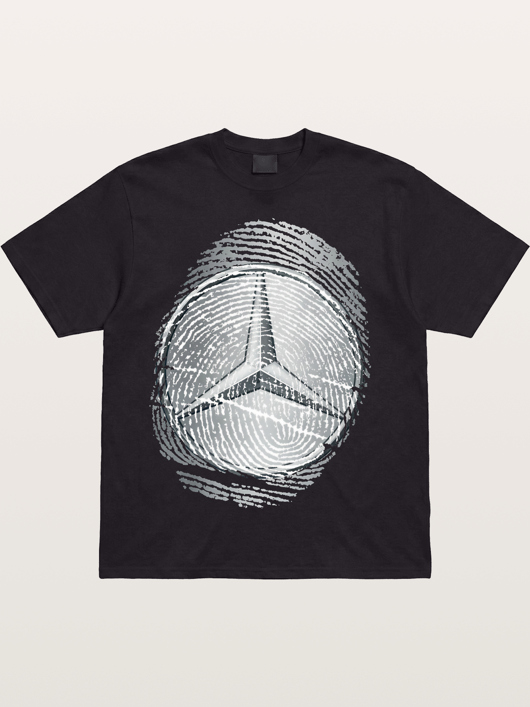 Mercedes Fingerprint Logo Cotton T-shirt