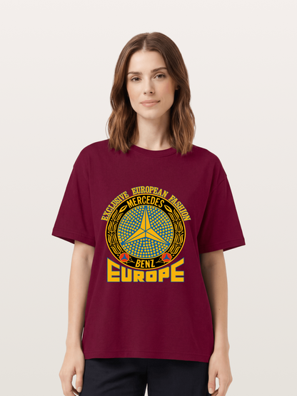 European Fashion Mercedes Print Gildan T-shirt