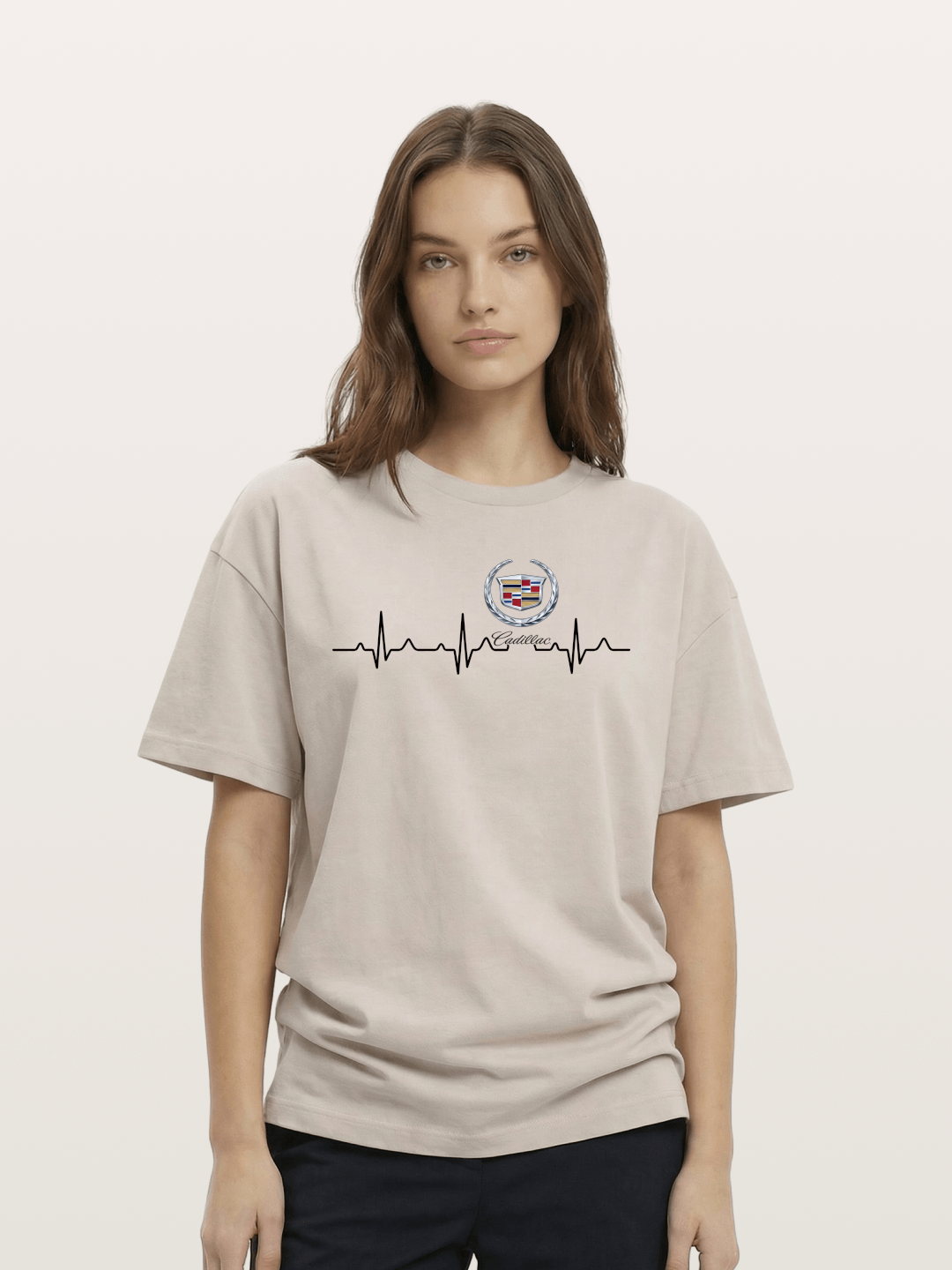 Cadillac Heartbeat Graphic Cotton T-shirt