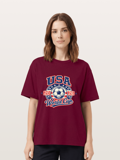 USA World Cup 2026 Retro Badge Gildan T-shirt