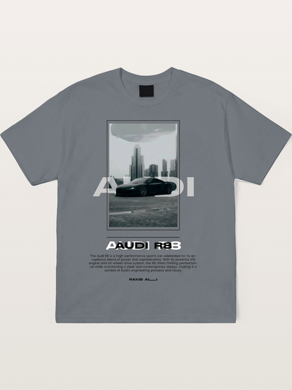 Audi R8 City Night Graphic Cotton T-shirt