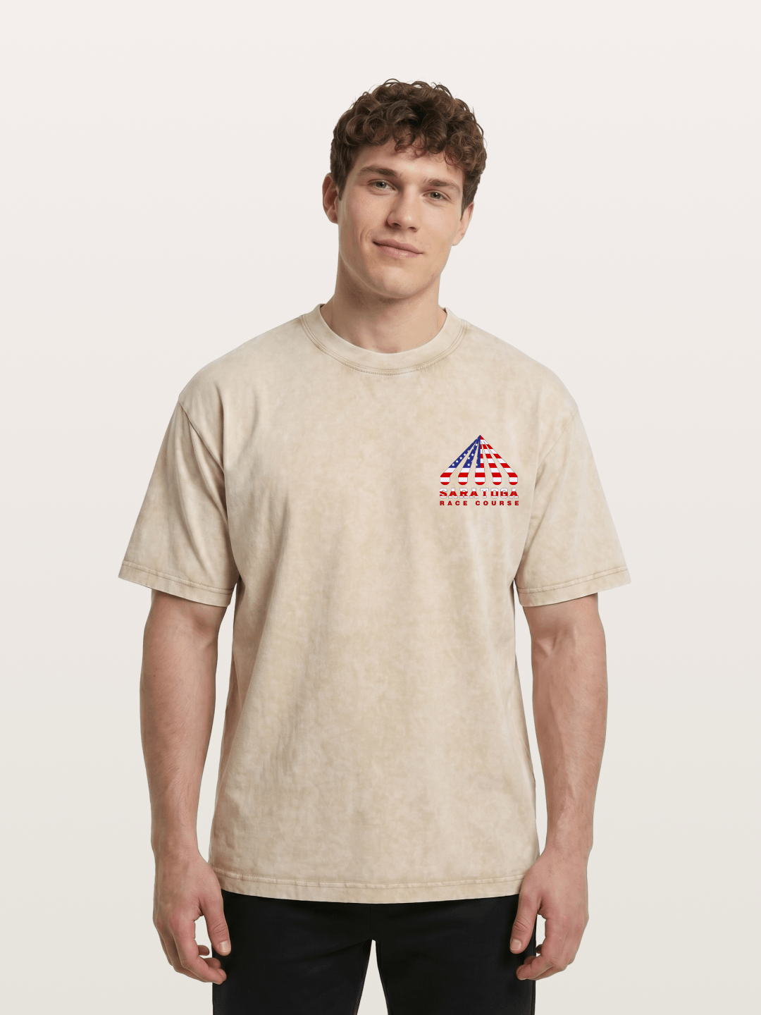 Saratoga Star Spangled Tent Top Washed T-shirt