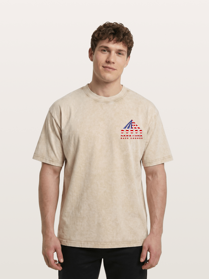Saratoga Star Spangled Tent Top Washed T-shirt