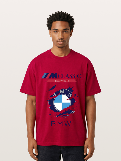 BMW M Colors Tear Effect Gildan T-shirt