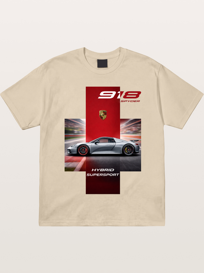 Porsche 918 Spyder Hybrid Supersport Gildan T-shirt
