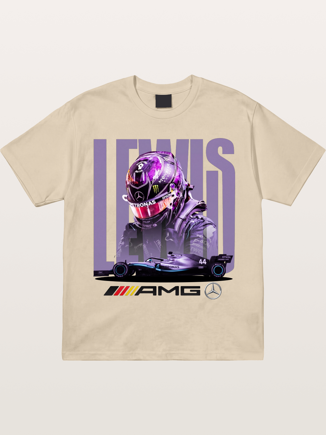 Hamilton 44 Mercedes F1 Gildan T-shirt